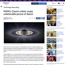 NASA’s Cassini orbiter snaps unbelievable picture of Saturn