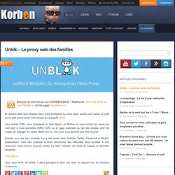 Unblk - Le proxy web des familles