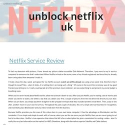 unblock netflix uk