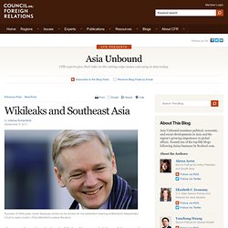 Blog Archive » Wikileaks and Southeast Asia