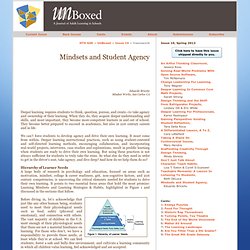 Mindsets and STudent Agency