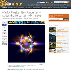 Wacky Physics: New Uncertainty about the Uncertainty Principle