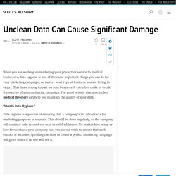 Unclean Data Can Cause Significant Damage