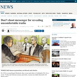 Assange The Oz - Don't shoot messenger