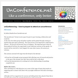 unConferencing – how to prepare to attend an unconference