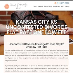 Uncontested Divorce Kansas City Flat Rate Divorce Kansas