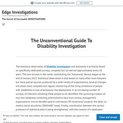 The Unconventional Guide To Disability Investigation – Edge Investigations