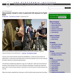 Uncovered: Israel's role in planned US lawsuit to fight BDS