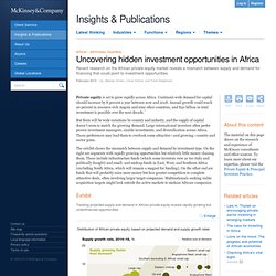 Uncovering hidden investment opportunities in Africa
