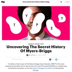 Uncovering The Secret History Of Myers-Briggs