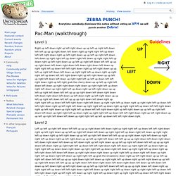 Pac-Man (walkthrough) - Uncyclopedia, the content-free encyclopedia - StumbleUpon