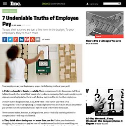 7 Undeniable Truths of Employee Pay