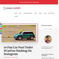 10 Fun Car Post Under #CarFun Hashtag On Instagram