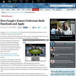 How Google+ Games Undercuts Both Facebook and Apple - Tricia Duryee - Commerce