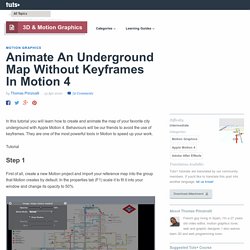 Animate An Underground Map Without Keyframes In Motion 4