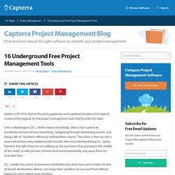 16 Underground Free Project Management Tools