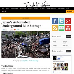Japan’s Automated Underground Bike Storage