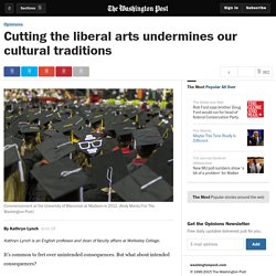 Cutting the liberal arts undermines our cultural traditions