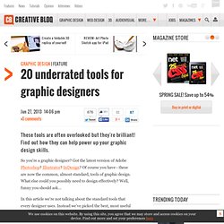20 underrated tools for graphic designers