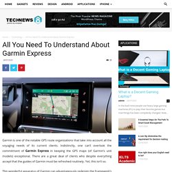 All You Need To Understand About Garmin Express