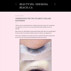 Understand the Truth about Eyelash Extension