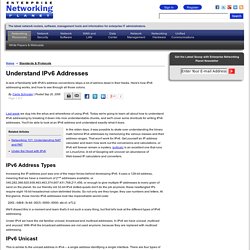 Understand IPv6 Addresses