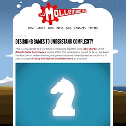 Designing Games to Understand Complexity