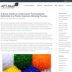 A Quick Guide to Understand Thermoplastic Materials in a Plastic Injection Molding Process