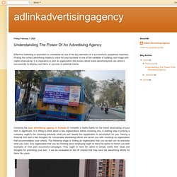 adlinkadvertisingagency: Understanding The Power Of An Advertising Agency