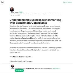 Understanding Business Benchmarking with Benchmark Consultants