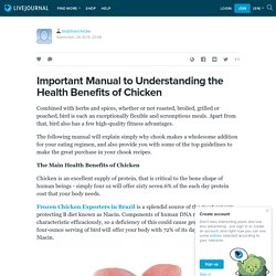 Important Manual to Understanding the Health Benefits of Chicken