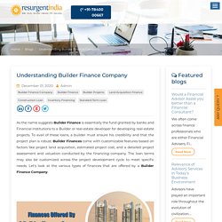 Understanding Builder Finance Company
