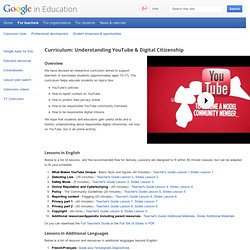 Curriculum: Understanding YouTube & Digital Citizenship – Google in Education