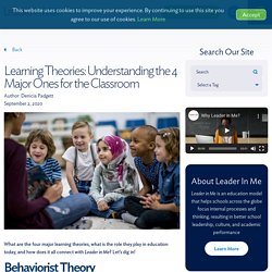 Learning Theories: Understanding the 4 Major Ones for the Classroom - Leader In Me