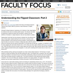 Understanding the Flipped Classroom: Part 2