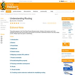 Understanding Routing
