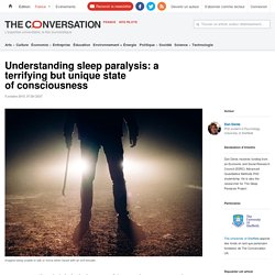 Understanding sleep paralysis: a terrifying but unique state of consciousness