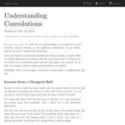 Understanding Convolutions