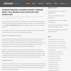 Understanding Crowdfunding Trends: What This Means for Startups and Investors