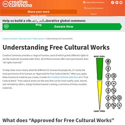 Understanding Free Cultural Works