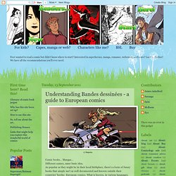 Understanding Bandes dessinées - a guide to European comics