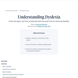 Understanding Dyslexia and How to Help Kids Who Have It
