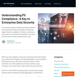 Understanding PII for Enterprise Data Security