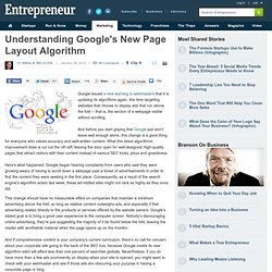 Understanding Google's New Page Layout Algorithm