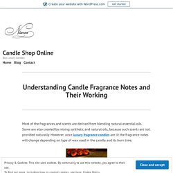 Understanding Candle Fragrance Notes and Their Working – Candle Shop Online