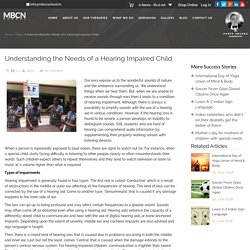 Understanding the Needs of a Hearing Impaired Child -