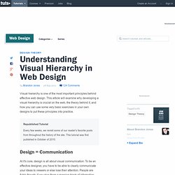Understanding Visual Hierarchy in Web Design