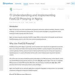 Understanding and Implementing FastCGI Proxying in Nginx