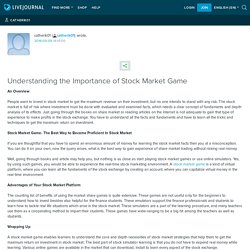 Understanding the Importance of Stock Market Game : catherik01