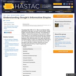 Understanding Google's Information Empire